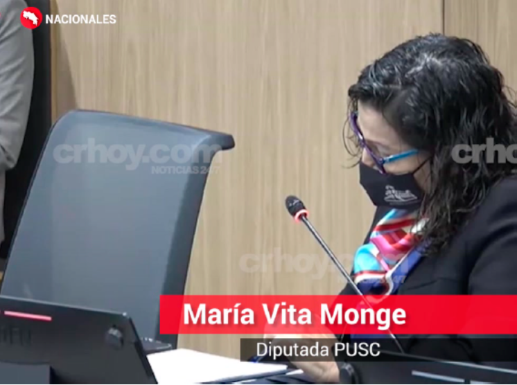 Diputada socialcristiana María Vita Monge