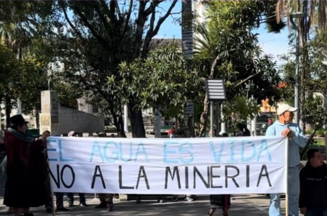 Protesta en Ecuador