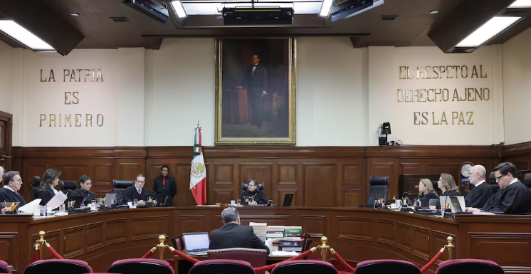 Sesión en el pleno de la Suprema Corte de Justicia de la Nación, el 14 de enero de 2025.