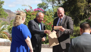 Mark Morgan,director interino de la Oficina de Aduanas y Protección Fronteriza de Estados Unidos en Honduras