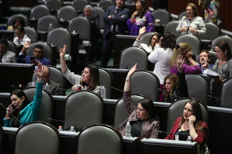 Sesión ordinaria en la Cámara de Diputados de ayer, cuando se votaron las modificaciones a la ley para prohibir las condonaciones de impuestos