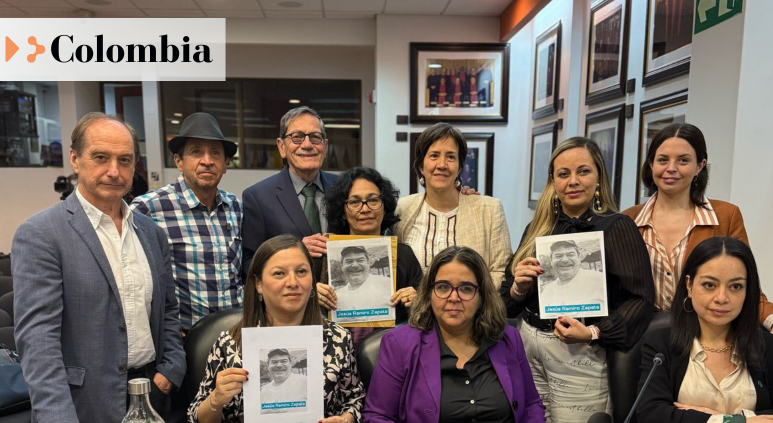 Representantes del caso Jes&uacute;s Ramiro Zapata vs. Colombia en la Corte Interamericana de Derechos Humanos