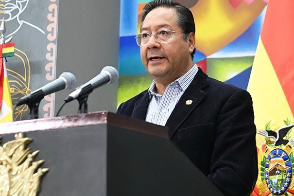 El presidente del Estado de Bolivia, Luis Arce.