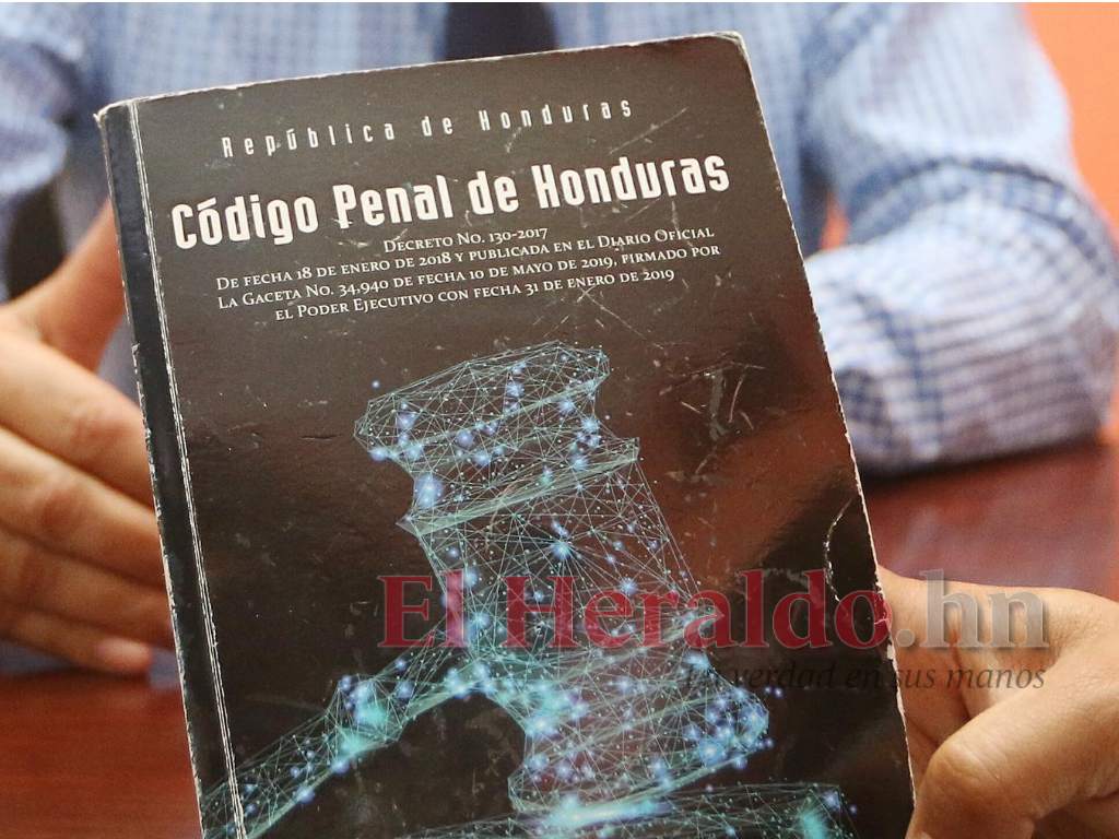 Portada del Código Penal de Honduras