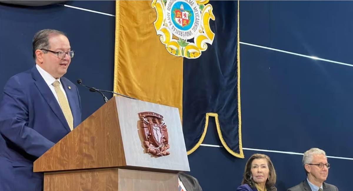 Leonardo Lomelí Vanegas, rector de la UNAM, participó en los "Foros Reforma Constitucional en Materia de Justicia". Foto: UNAM