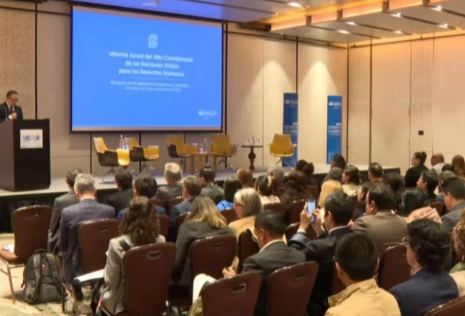 ONU presentación del informa sobre los abusos en derechos humanos de Colombia