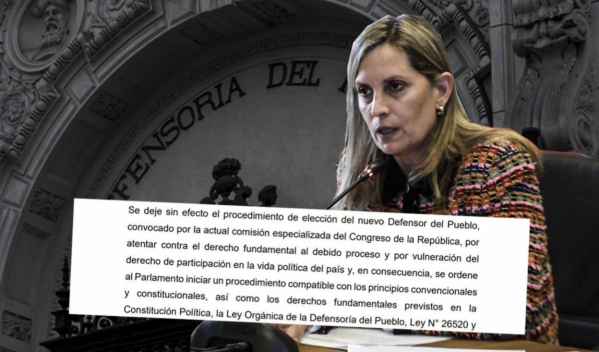 Presentan acción de amparo contra proceso de elección para la Defensoría