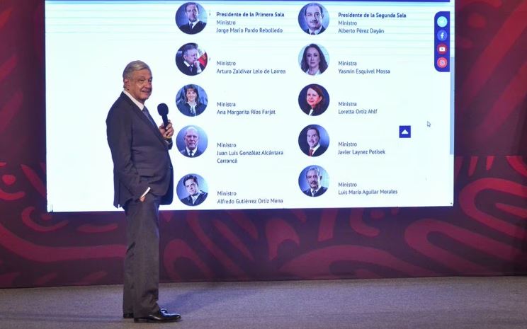 Hombre haciendo presentaci&oacute;n