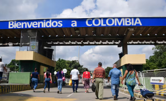 Entreda a la frontera colombiana