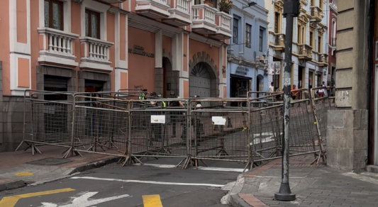 Calle en Ecuador.