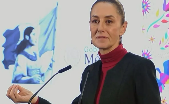 Claudia Sheinbaum en su transmici&oacute;n diaria de las Ma&ntilde;aneras.