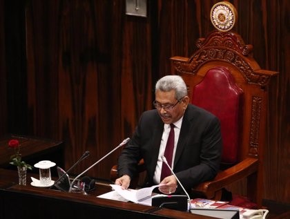 El presidente de Sri Lanka, Gotabaya Rajapaksa