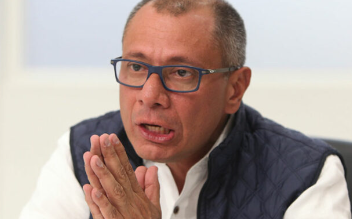 Jorge Glas, exvicepresidente de Ecuador, detenido en la cárcel La Roca.