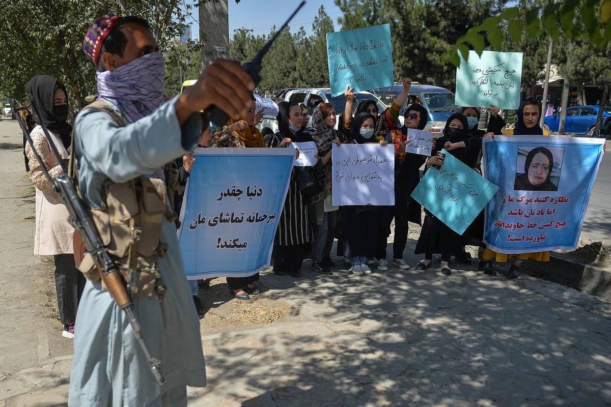 Manifestación en Kabul