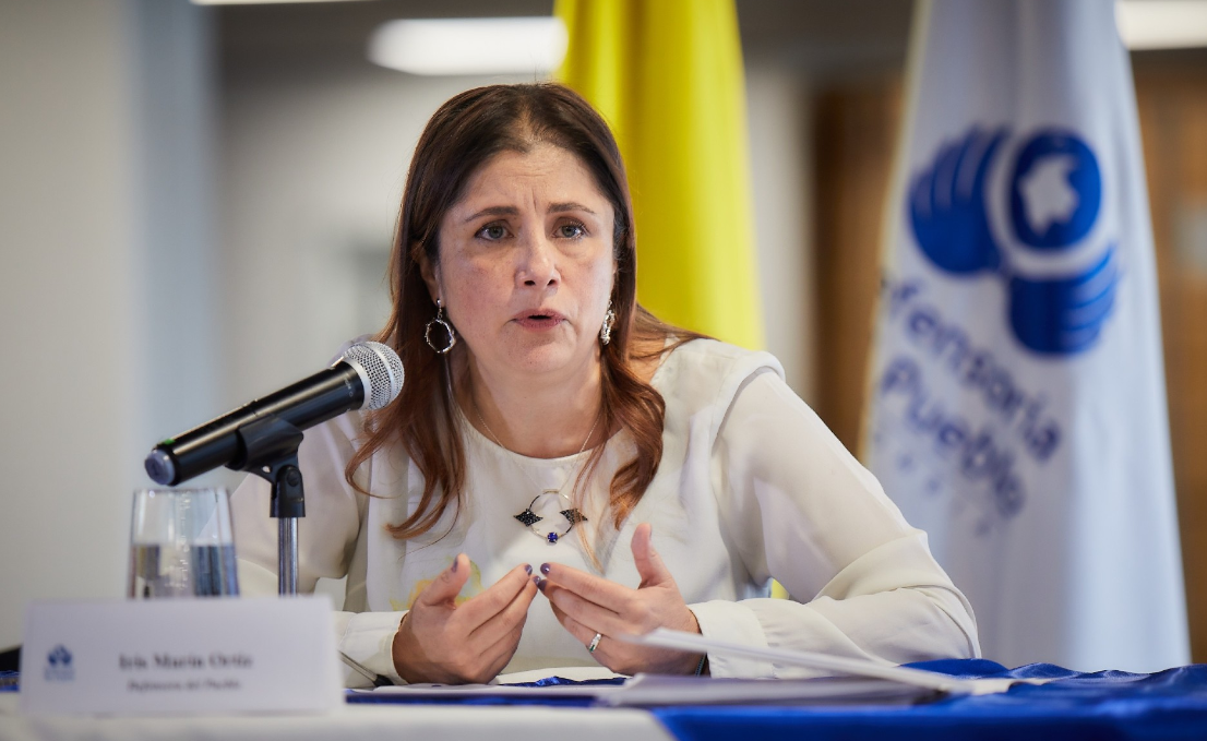 Defensora del Pueblo del Colombia Iris Mar&iacute;n Ortiz